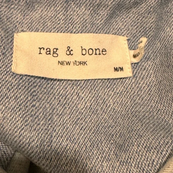 Rag & Bone Liquid Miramar Denim Look Mini Dress Women’s M - Picture 5 of 11